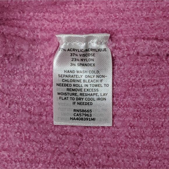 Halogen (Nordstrom) Cuffed Sleeve Sweater in Crayon Pink - Size M - NWT - Picture 6 of 7